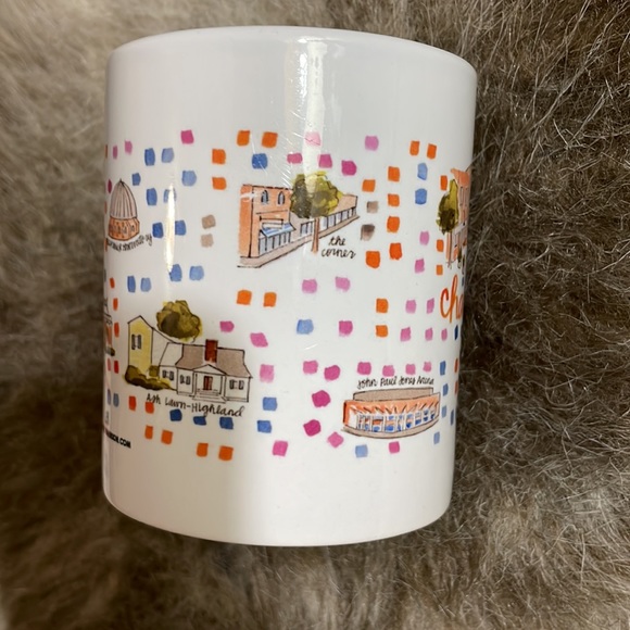 EH Evelyn Henson Charlottesville Virginia UVA University of Virginia Map Mug - Picture 8 of 13